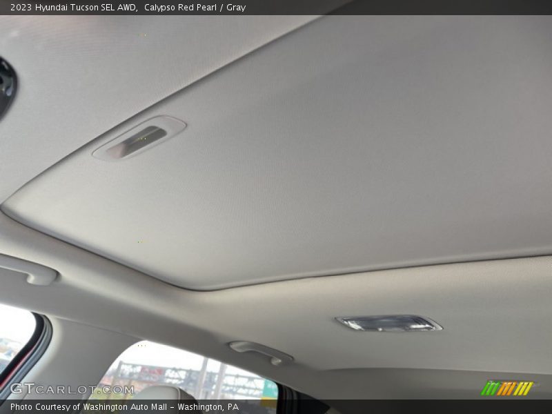 Calypso Red Pearl / Gray 2023 Hyundai Tucson SEL AWD