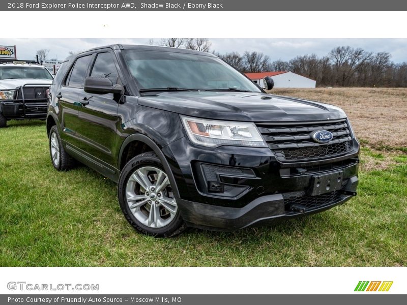 Front 3/4 View of 2018 Explorer Police Interceptor AWD