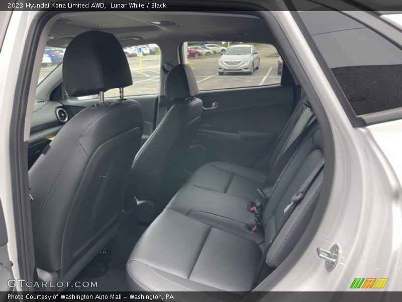 Lunar White / Black 2023 Hyundai Kona Limited AWD