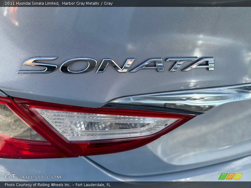 Harbor Gray Metallic / Gray 2011 Hyundai Sonata Limited
