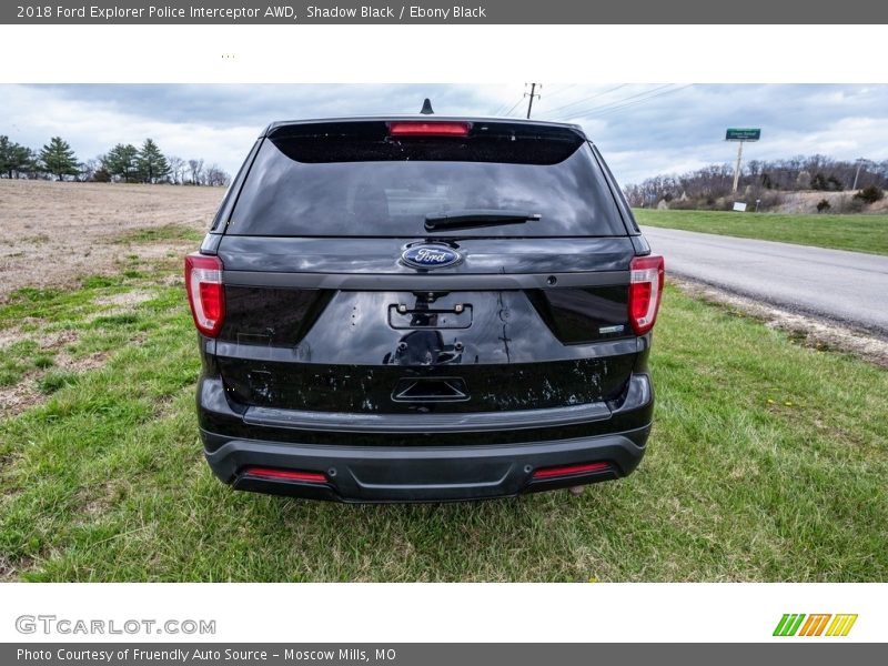 Shadow Black / Ebony Black 2018 Ford Explorer Police Interceptor AWD