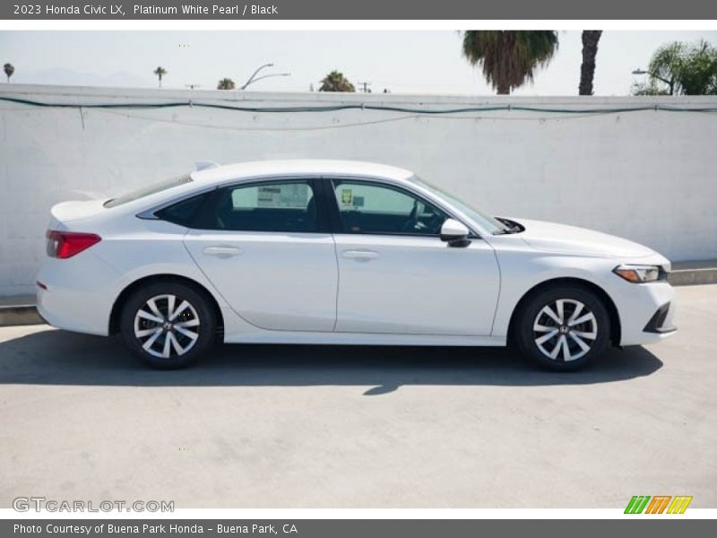  2023 Civic LX Platinum White Pearl