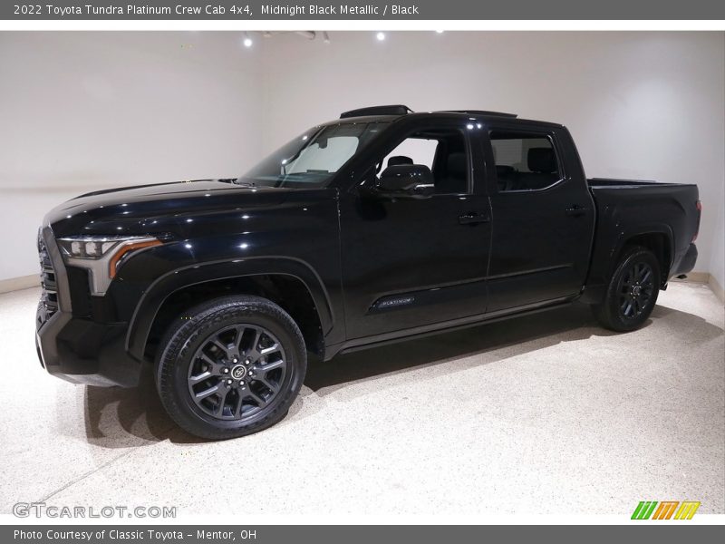 Midnight Black Metallic / Black 2022 Toyota Tundra Platinum Crew Cab 4x4