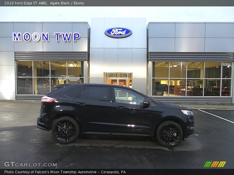 Agate Black / Ebony 2019 Ford Edge ST AWD