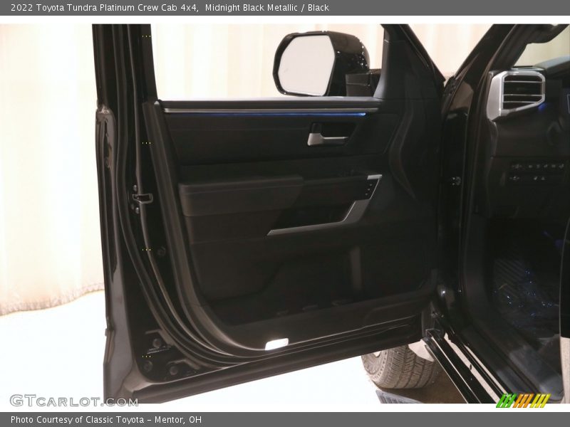 Midnight Black Metallic / Black 2022 Toyota Tundra Platinum Crew Cab 4x4