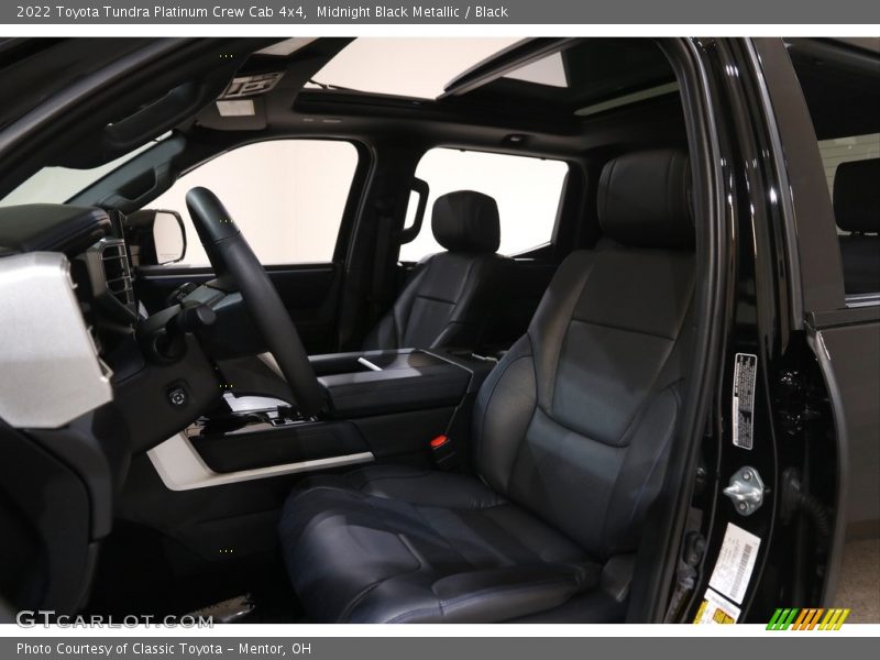 Midnight Black Metallic / Black 2022 Toyota Tundra Platinum Crew Cab 4x4