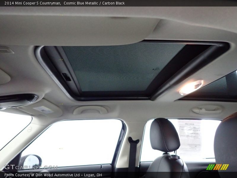 Cosmic Blue Metallic / Carbon Black 2014 Mini Cooper S Countryman