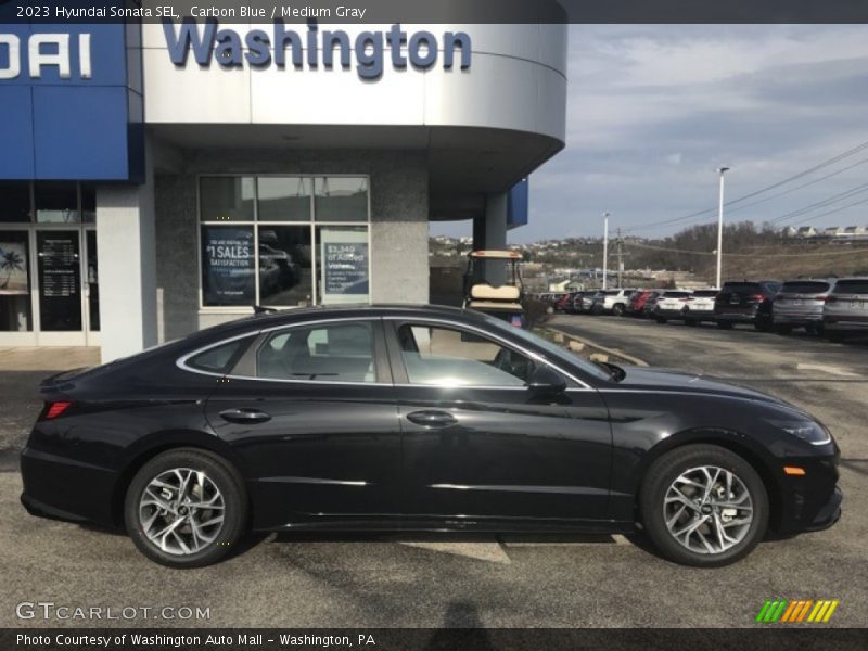 Carbon Blue / Medium Gray 2023 Hyundai Sonata SEL