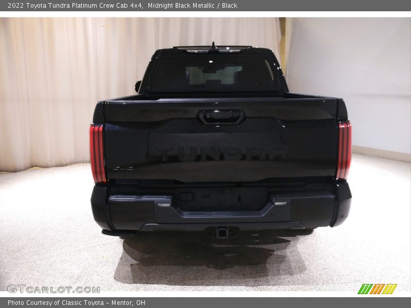 Midnight Black Metallic / Black 2022 Toyota Tundra Platinum Crew Cab 4x4