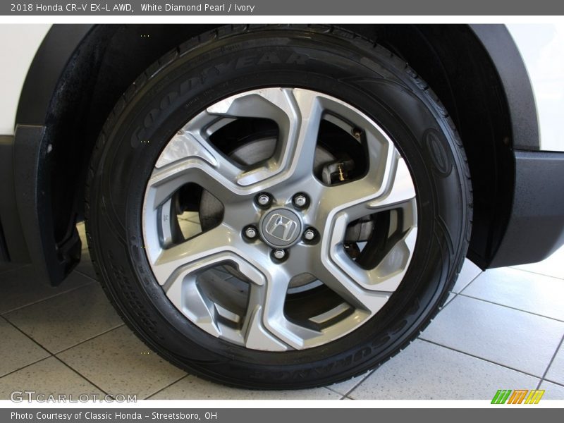 White Diamond Pearl / Ivory 2018 Honda CR-V EX-L AWD