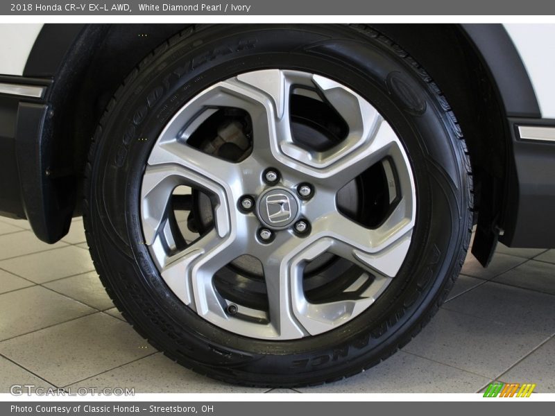 White Diamond Pearl / Ivory 2018 Honda CR-V EX-L AWD