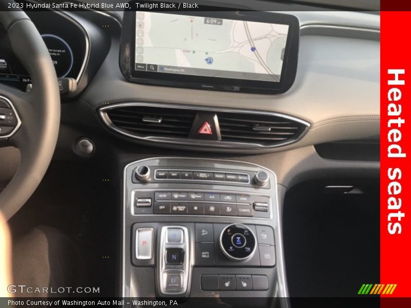 Twilight Black / Black 2023 Hyundai Santa Fe Hybrid Blue AWD