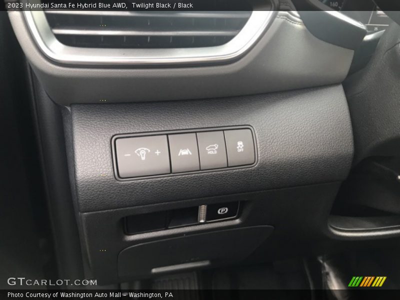 Twilight Black / Black 2023 Hyundai Santa Fe Hybrid Blue AWD