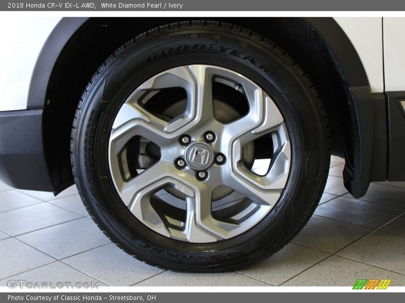 White Diamond Pearl / Ivory 2018 Honda CR-V EX-L AWD