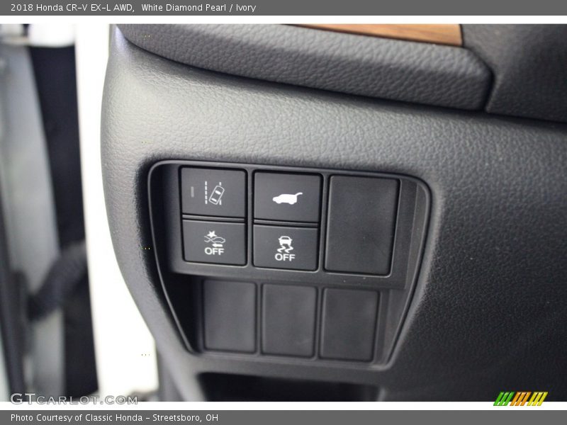 White Diamond Pearl / Ivory 2018 Honda CR-V EX-L AWD