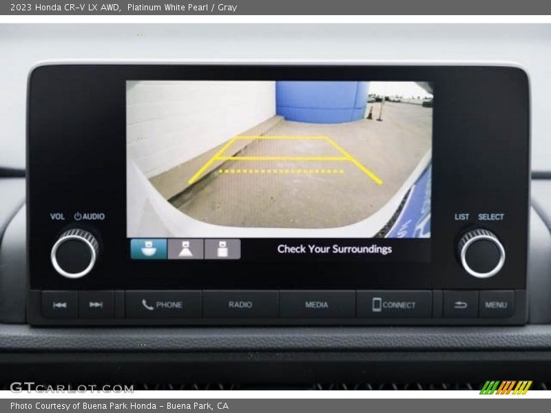 Platinum White Pearl / Gray 2023 Honda CR-V LX AWD