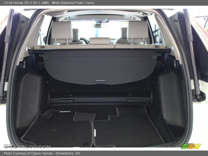 White Diamond Pearl / Ivory 2018 Honda CR-V EX-L AWD