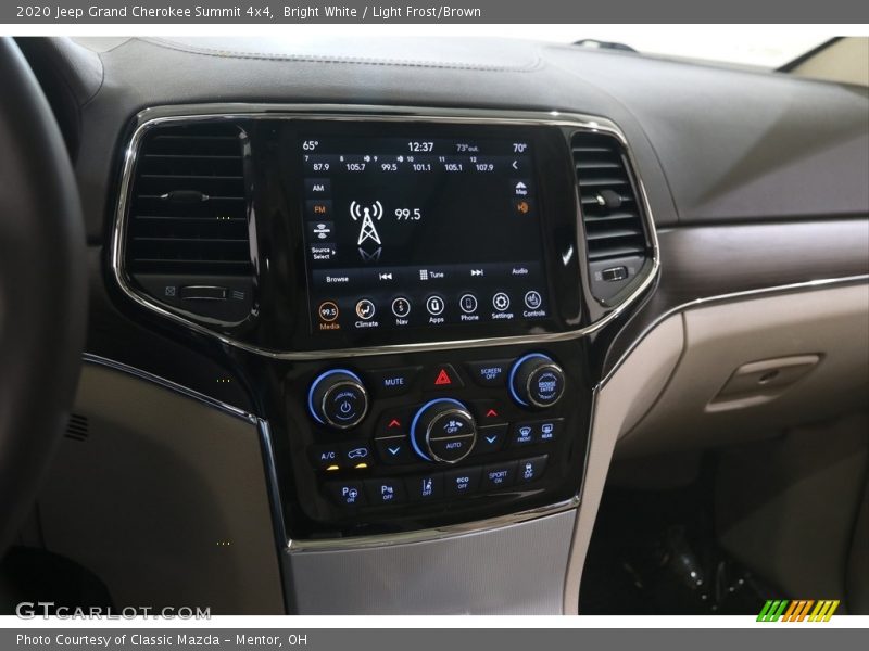 Bright White / Light Frost/Brown 2020 Jeep Grand Cherokee Summit 4x4