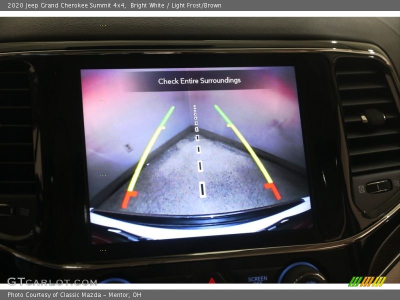 Bright White / Light Frost/Brown 2020 Jeep Grand Cherokee Summit 4x4