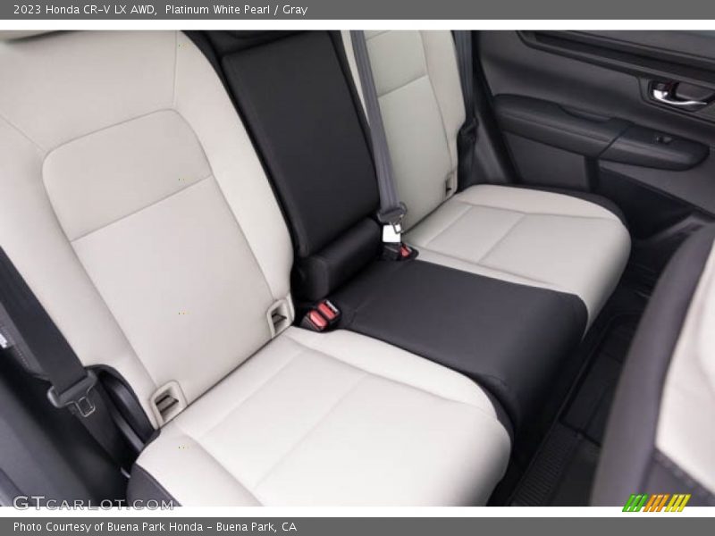Platinum White Pearl / Gray 2023 Honda CR-V LX AWD