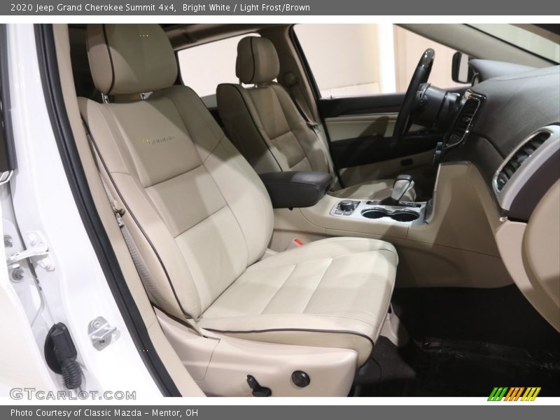 Bright White / Light Frost/Brown 2020 Jeep Grand Cherokee Summit 4x4