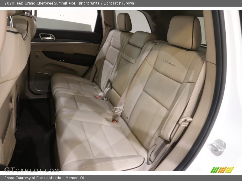 Bright White / Light Frost/Brown 2020 Jeep Grand Cherokee Summit 4x4
