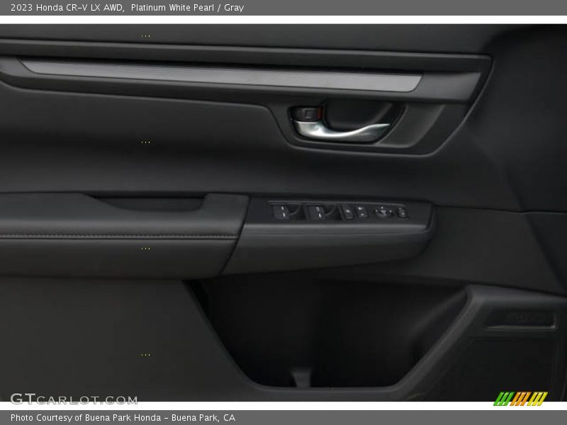 Platinum White Pearl / Gray 2023 Honda CR-V LX AWD