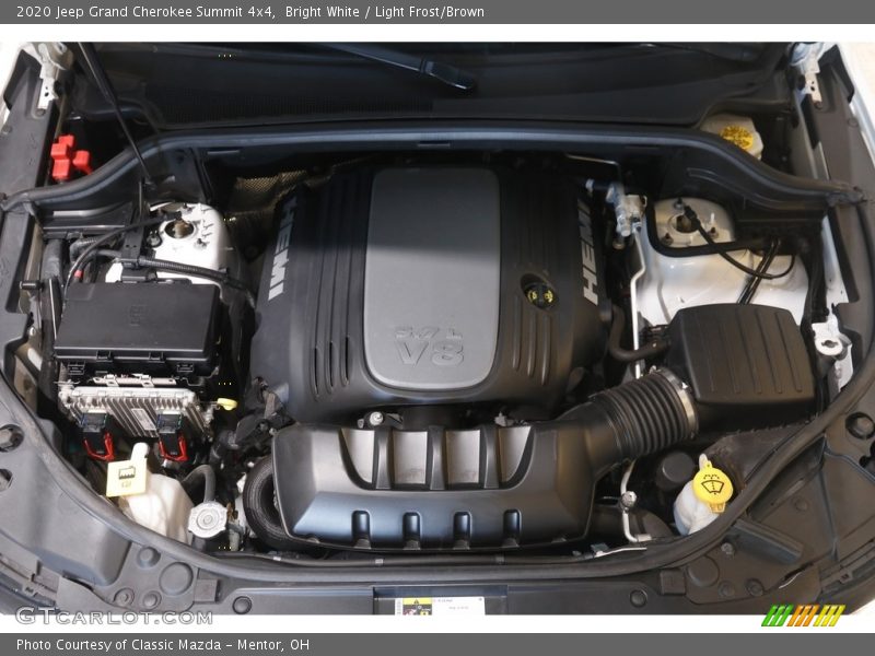 Bright White / Light Frost/Brown 2020 Jeep Grand Cherokee Summit 4x4