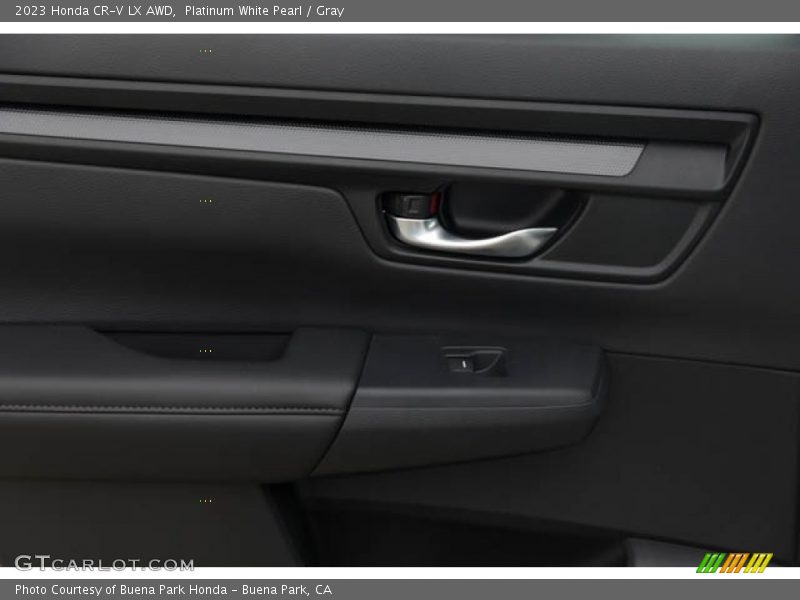 Platinum White Pearl / Gray 2023 Honda CR-V LX AWD