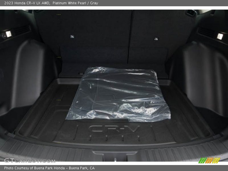 Platinum White Pearl / Gray 2023 Honda CR-V LX AWD
