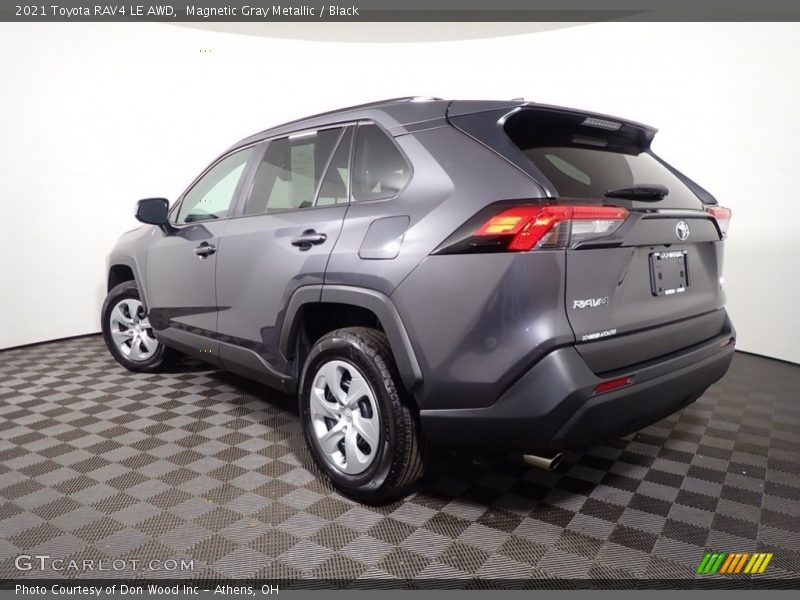 Magnetic Gray Metallic / Black 2021 Toyota RAV4 LE AWD