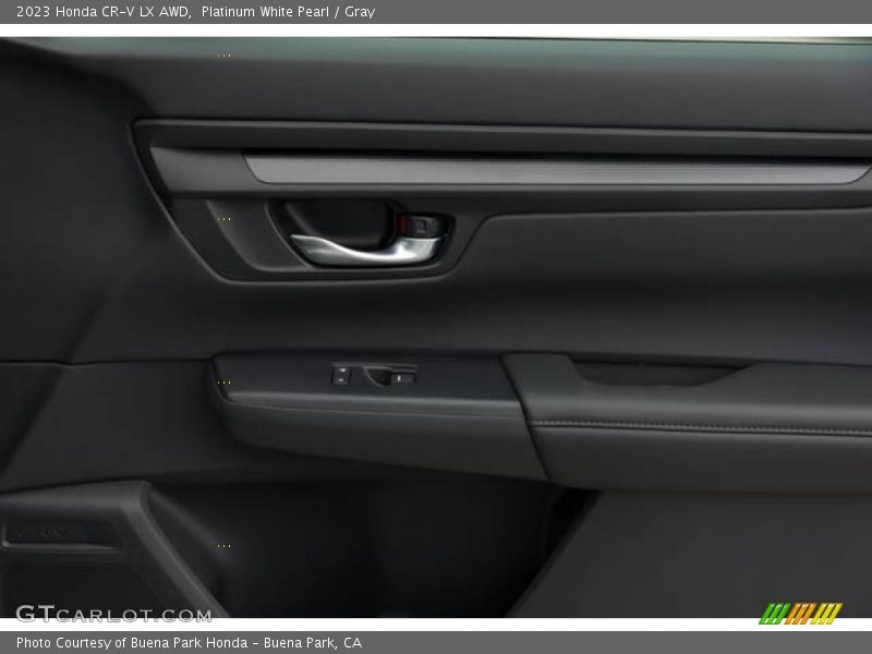 Platinum White Pearl / Gray 2023 Honda CR-V LX AWD