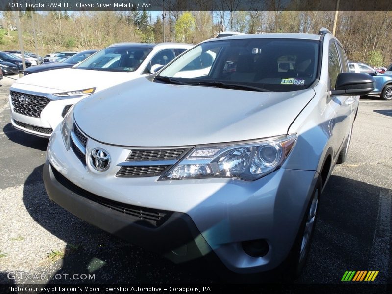 Classic Silver Metallic / Ash 2015 Toyota RAV4 LE