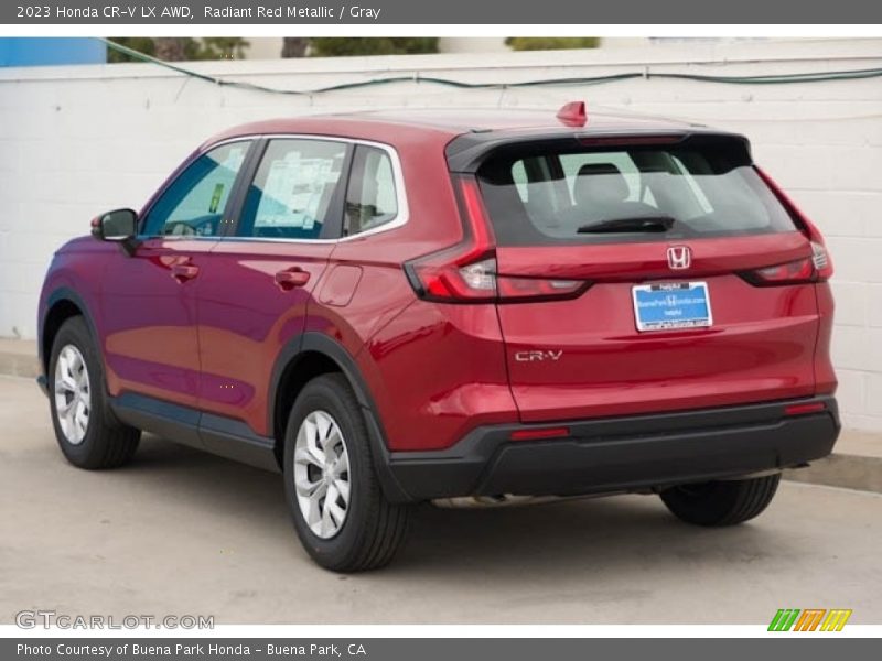Radiant Red Metallic / Gray 2023 Honda CR-V LX AWD
