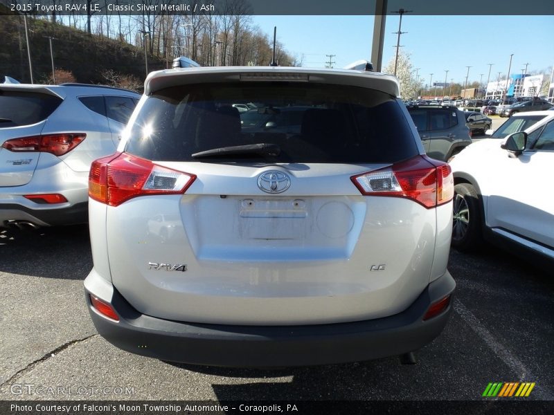 Classic Silver Metallic / Ash 2015 Toyota RAV4 LE