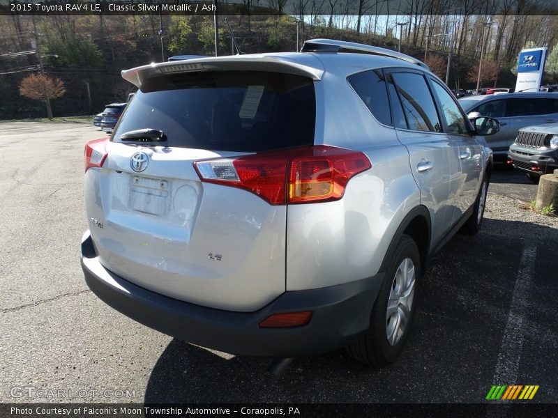 Classic Silver Metallic / Ash 2015 Toyota RAV4 LE