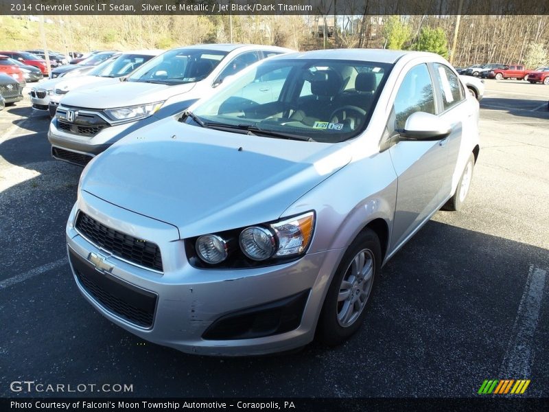 Silver Ice Metallic / Jet Black/Dark Titanium 2014 Chevrolet Sonic LT Sedan