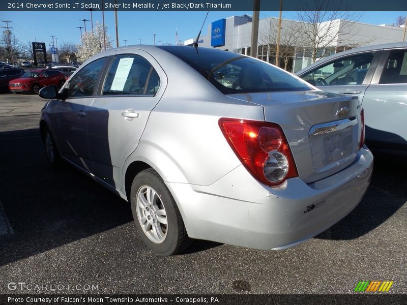 Silver Ice Metallic / Jet Black/Dark Titanium 2014 Chevrolet Sonic LT Sedan