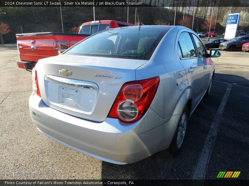 Silver Ice Metallic / Jet Black/Dark Titanium 2014 Chevrolet Sonic LT Sedan