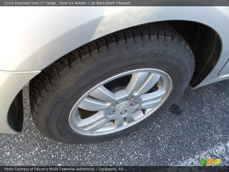 Silver Ice Metallic / Jet Black/Dark Titanium 2014 Chevrolet Sonic LT Sedan