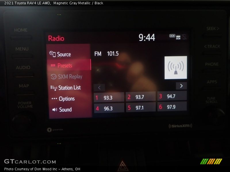 Magnetic Gray Metallic / Black 2021 Toyota RAV4 LE AWD