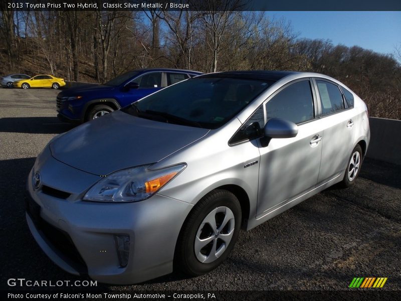 Classic Silver Metallic / Bisque 2013 Toyota Prius Two Hybrid