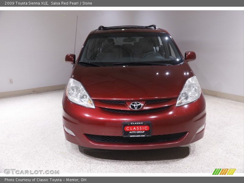Salsa Red Pearl / Stone 2009 Toyota Sienna XLE