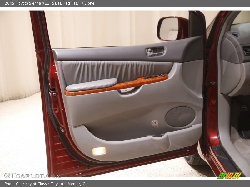 Salsa Red Pearl / Stone 2009 Toyota Sienna XLE