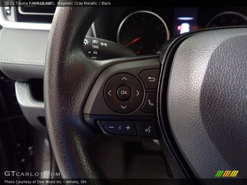 Magnetic Gray Metallic / Black 2021 Toyota RAV4 LE AWD