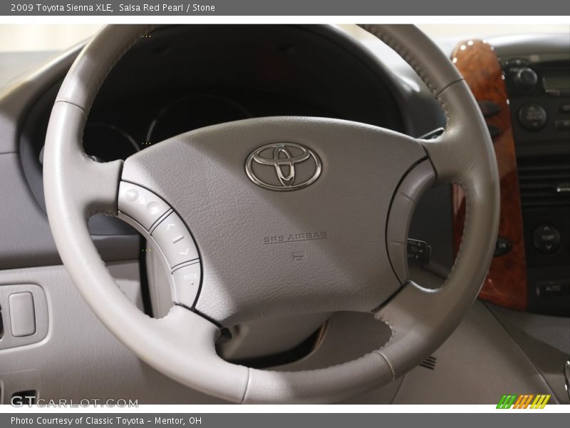 Salsa Red Pearl / Stone 2009 Toyota Sienna XLE