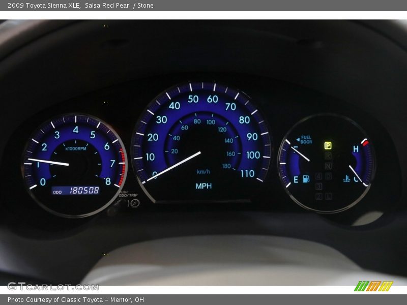 Salsa Red Pearl / Stone 2009 Toyota Sienna XLE