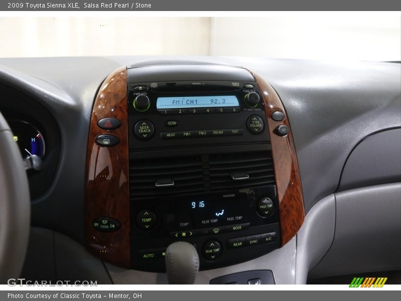 Salsa Red Pearl / Stone 2009 Toyota Sienna XLE