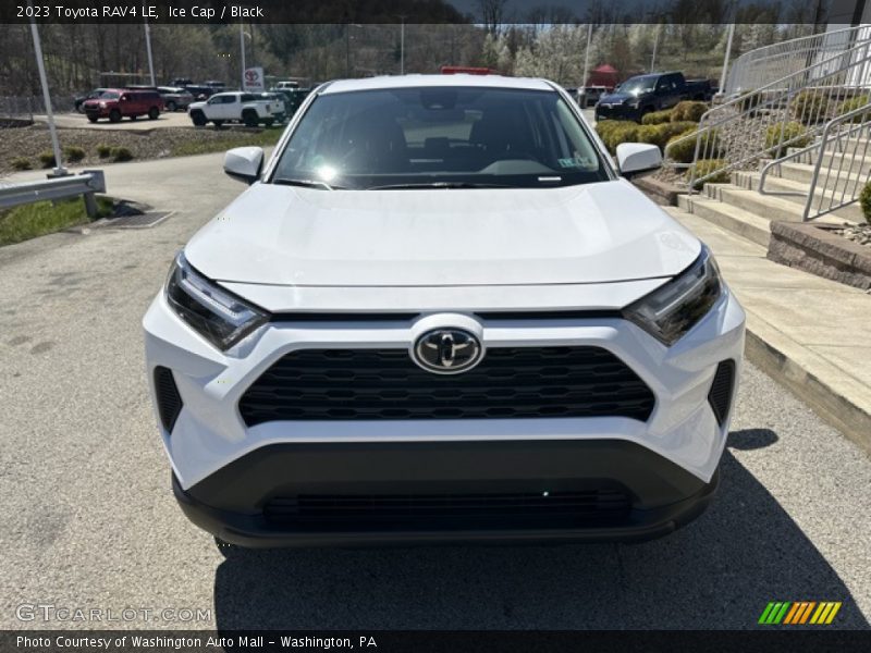 Ice Cap / Black 2023 Toyota RAV4 LE