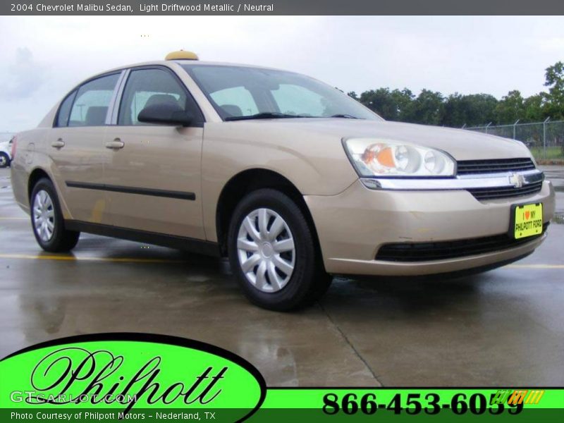 Light Driftwood Metallic / Neutral 2004 Chevrolet Malibu Sedan